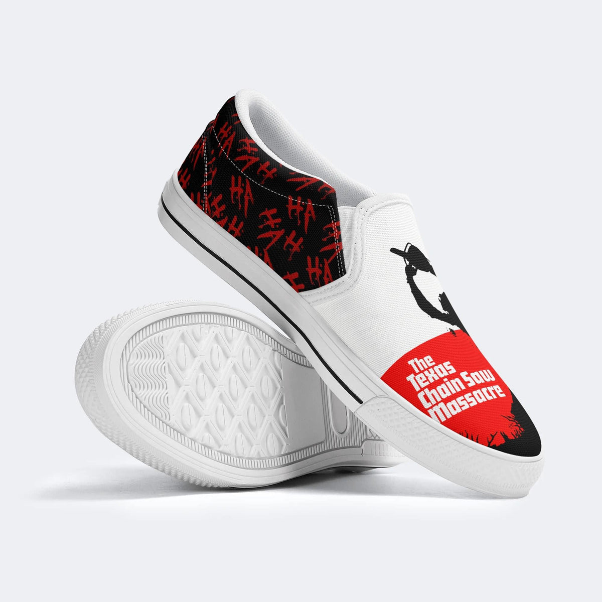 Texas Chainsaw Massacr Printed - Slip On Shoes