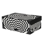 Visual Vortex Dunk Low Leather Sneakers