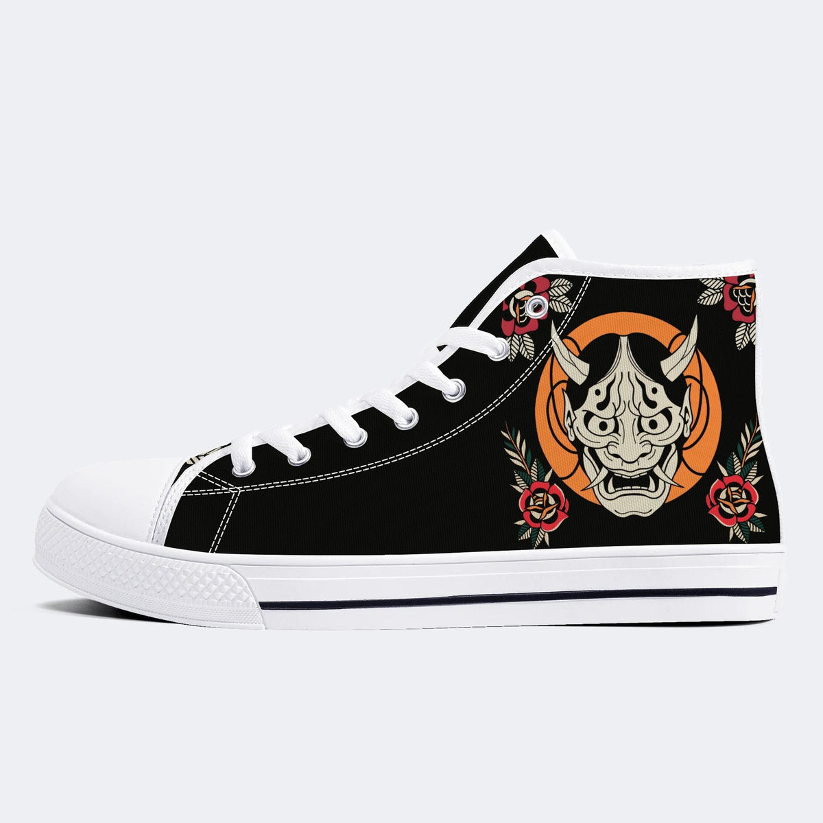 Horror Demon Print - High Top Canvas