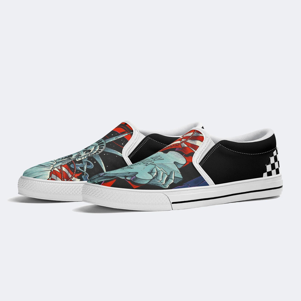 Punks for Autism Print - Slip On Shoes