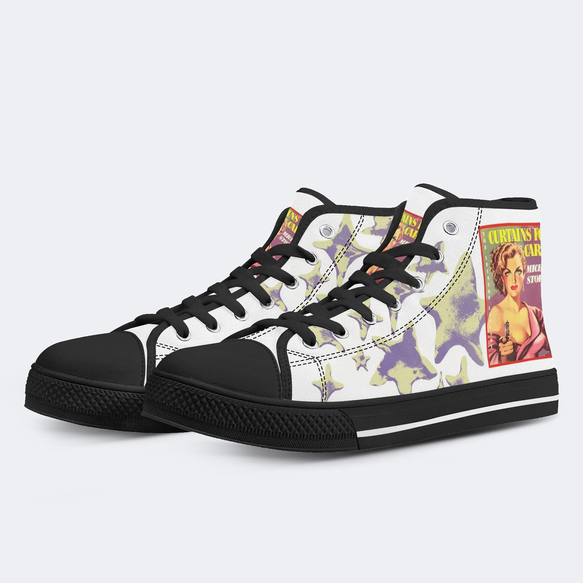 Unisex Mädchen Jagd Druck - High Top Canvas