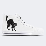 Horror-Katze-Druck - High Top Canvas