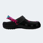 Graffiti Teddy Art - Fur Lined Slippers/Sandals