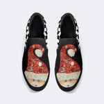 Funny Santa Claus Print - Slip On Shoes