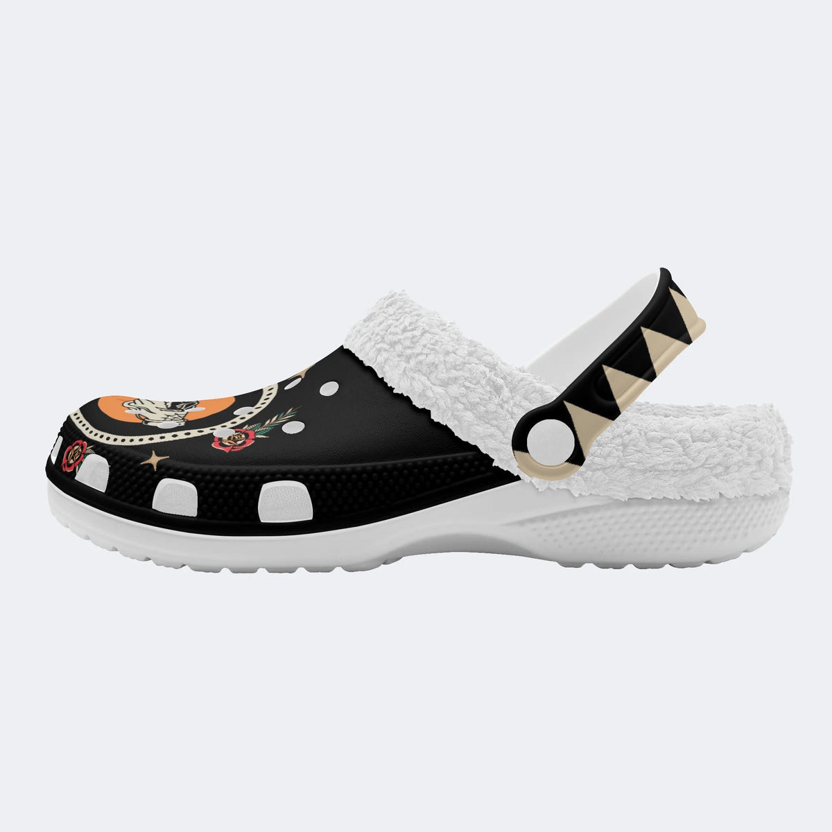 Trust No One Snake Print - Fur Lined Slippers/Sandals