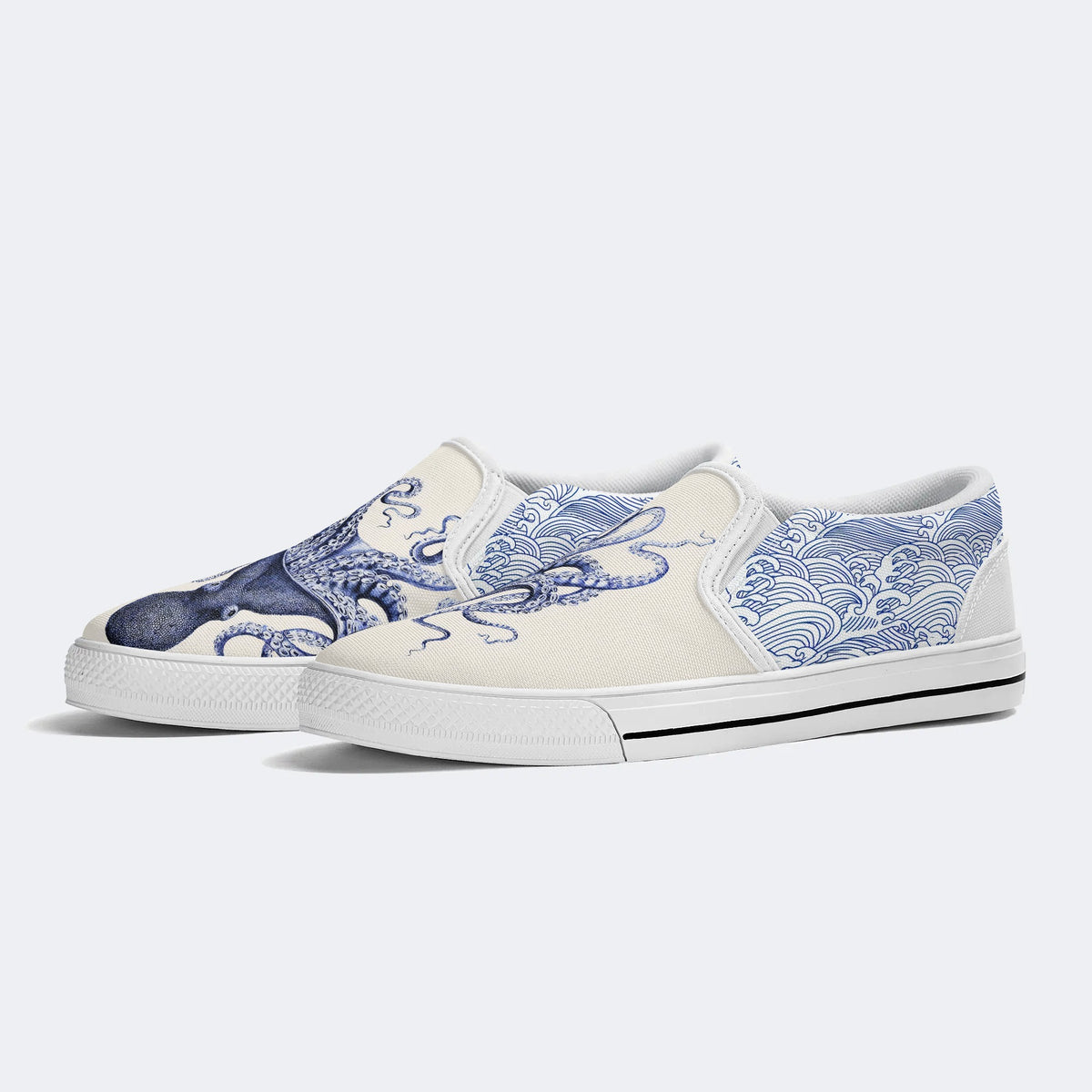 Deep Sea Octopus Tentacles Art Print - Slip On Shoes