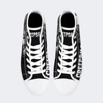 Horror Movie Vintage Graphic Print - High Top Canvas