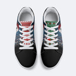 Horror Santa Claus Ghostface Print - Skateboard Sneakers