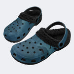 Gothic Night Bats - Fur Lined Slippers/Sandals
