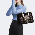 Vintage Spider Queen Print Handbag Factory Direct Sales