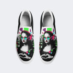 Mona Lisa Graffiti Kunstdruck - Slipper 