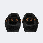 Raging Skull Helmet Print - Fur Lined Slippers/Sandals