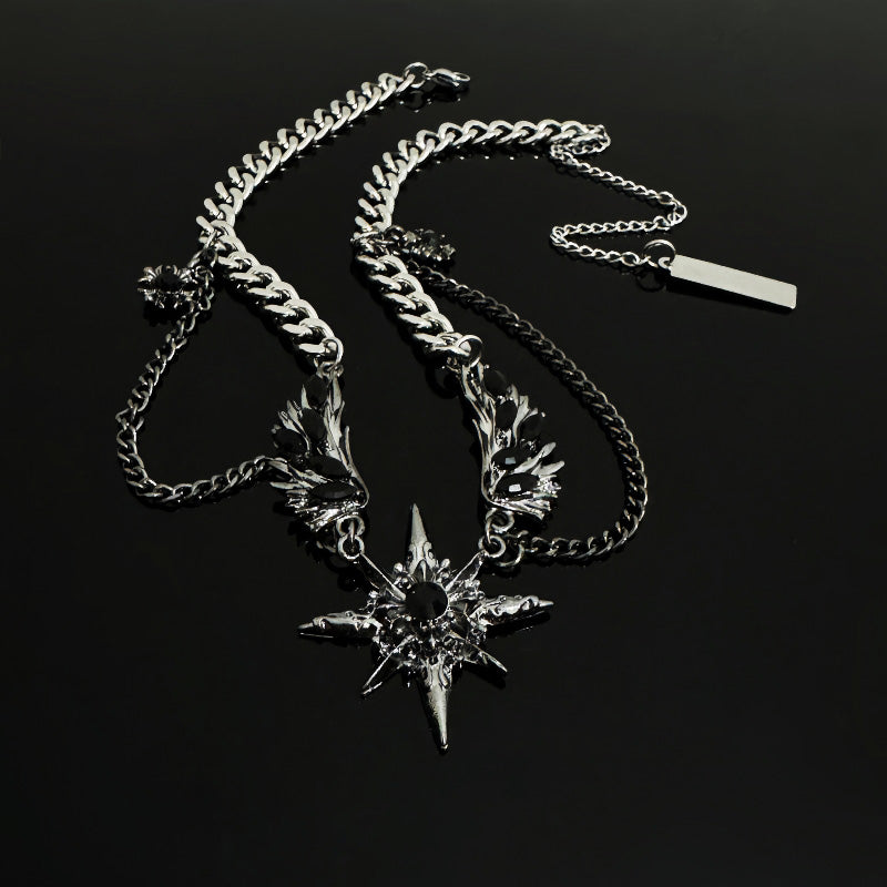 Dark Wings Star Necklace