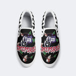 Horror Movie Vintage Graphic Print - Slip On Shoes