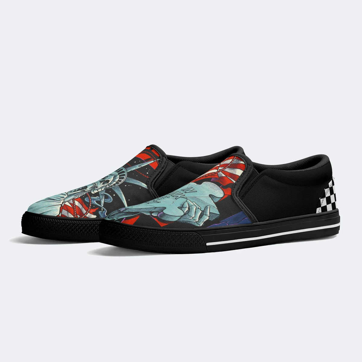 Punks for Autism Print - Slip On Shoes