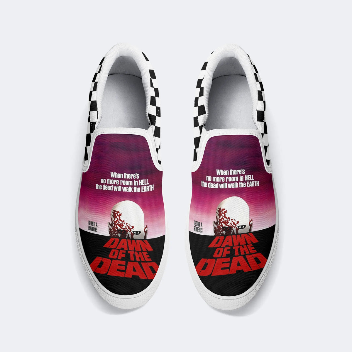 Horror Movie Printed - Slip On Shoes