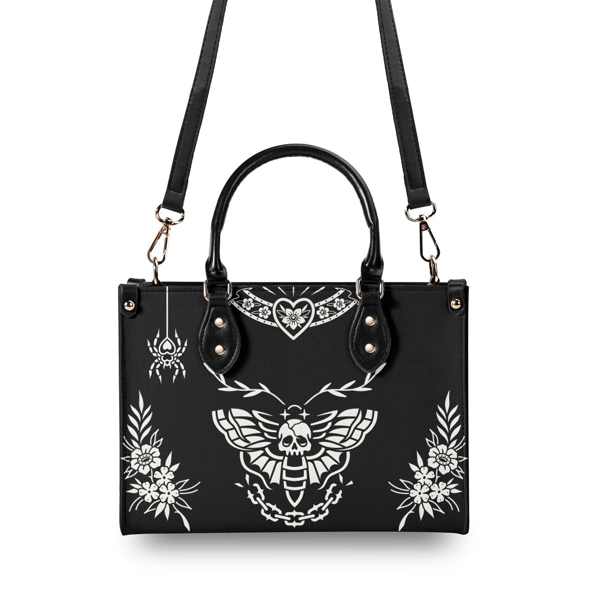 Death Moth Vintage Print - Handbag