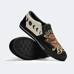 Unisex Death Moth Print - Slip On Shoes