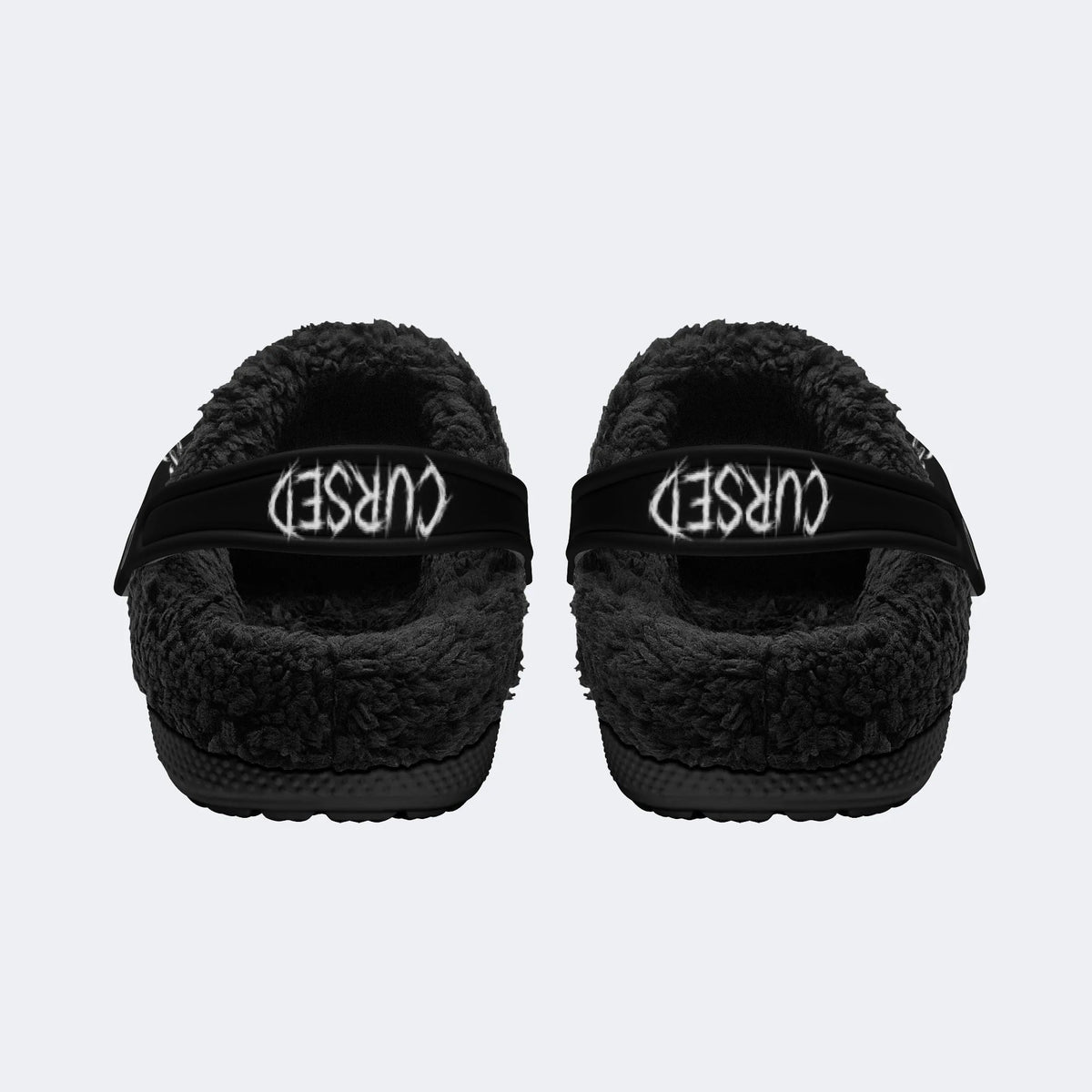 Chain Bull Skull - Fur Lined Slippers/Sandals