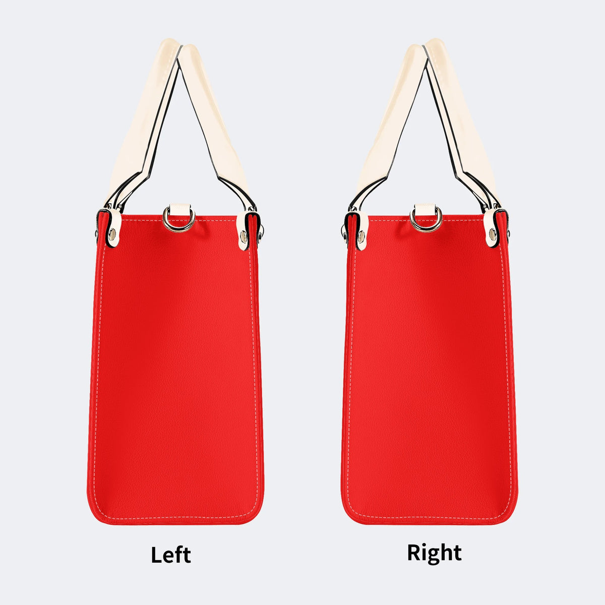 Weapons Print - Leather Handbag