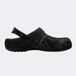 Dark Blade Graffiti - Fur Lined Slippers/Sandals