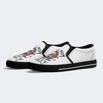 Horror Skull Print - Slip On Shoes