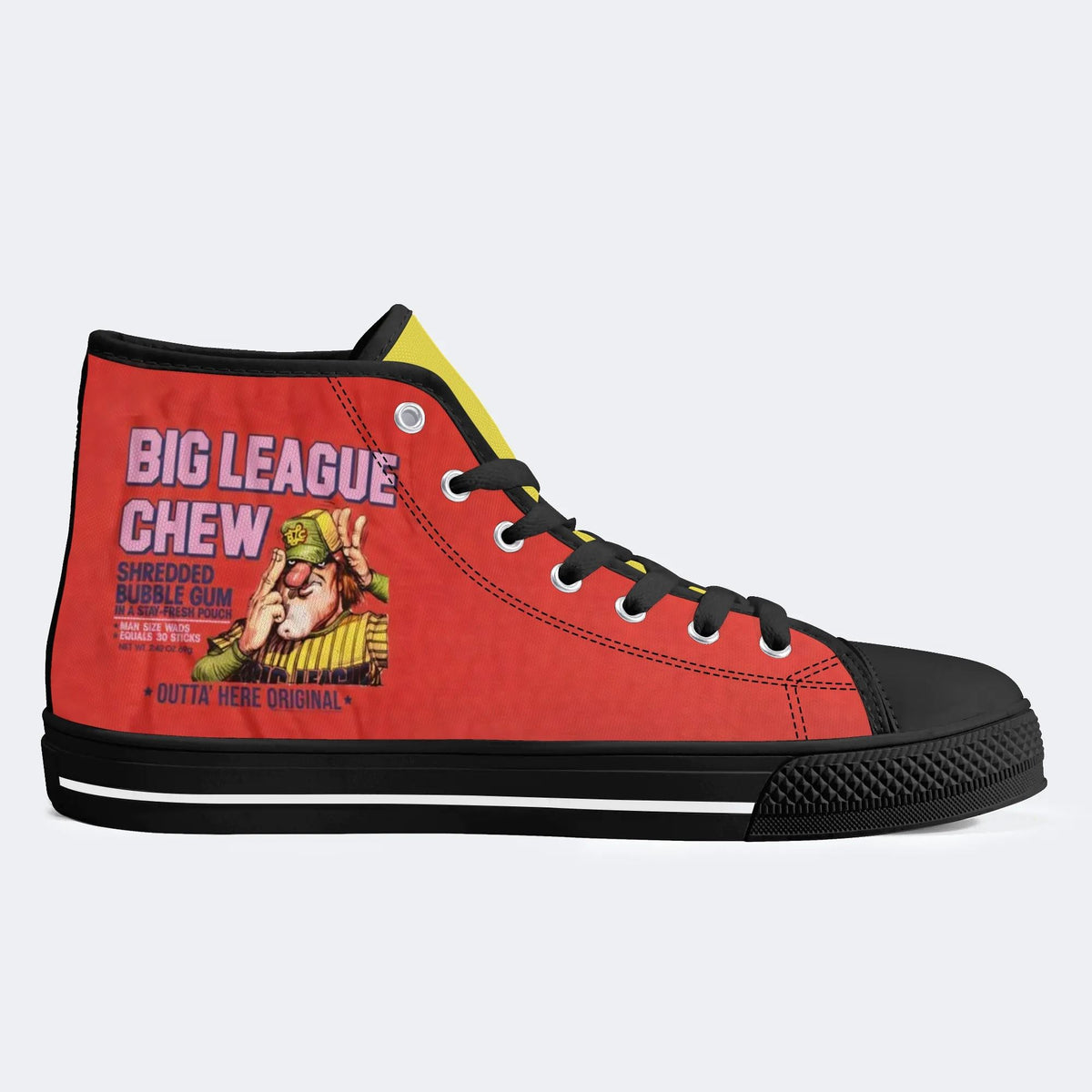 Shredded Bubble Gum Unisex Klassisch - High Top Canvas