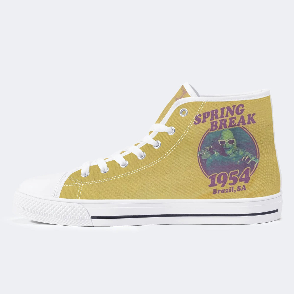 Spring Break 1954 Creature Unisex Klassisch - High Top Canvas