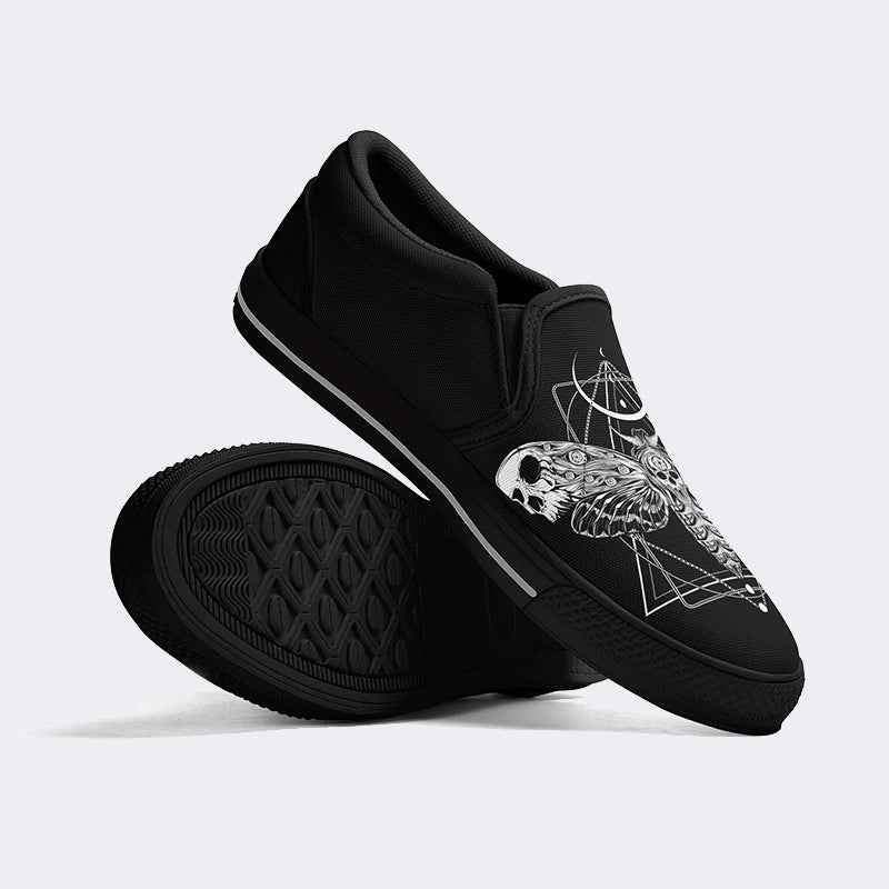 Surreal Death Moth - Slip On Shoes