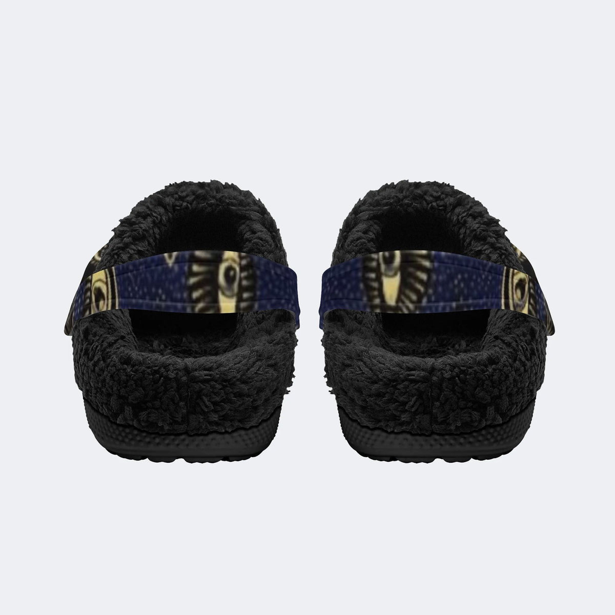 Witchy Night Cat - Fur Lined Slippers/Sandals