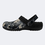Smoke Skull - Fur Lined Slippers/Sandals