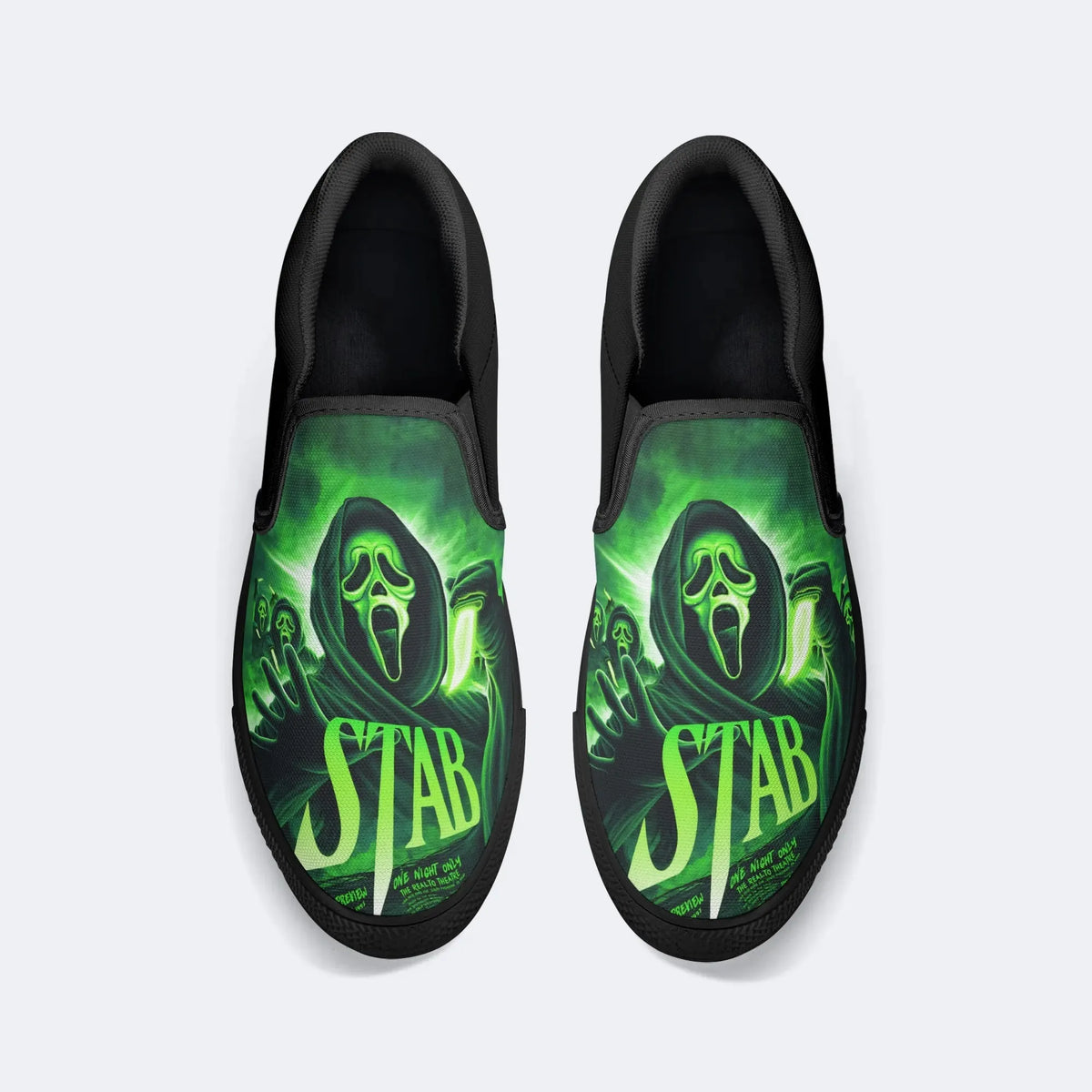 Horror Graphic Print - Slip On Shoes