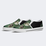 Three Raccoons Vintage Graphic - Slip On Shoes