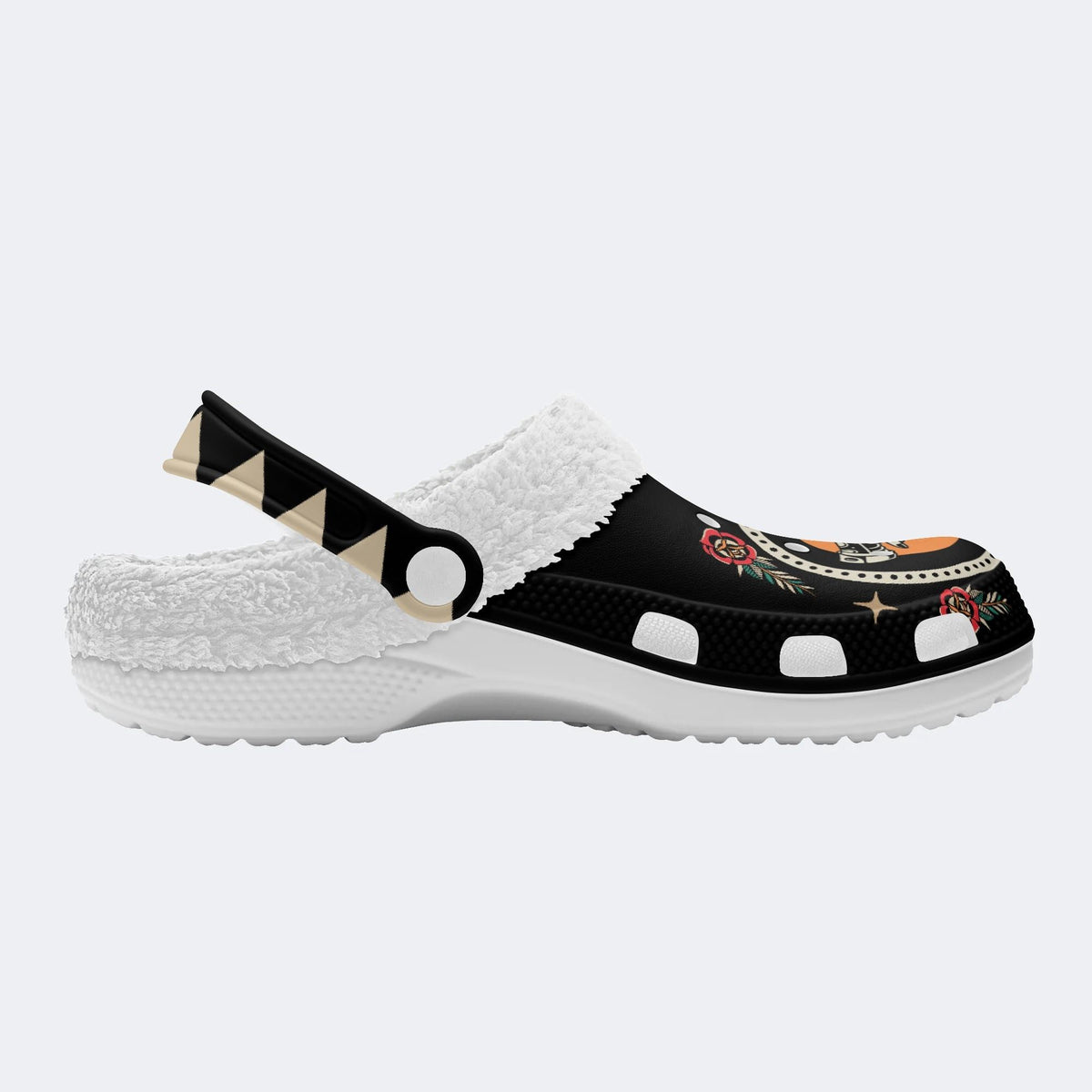 Trust No One Snake Print - Fur Lined Slippers/Sandals
