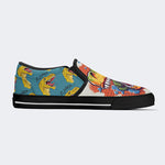 Unisex Dinosaur Print - Slip On Shoes