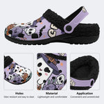 Spooky Ghost Gentleman - Fur Lined Slippers/Sandals