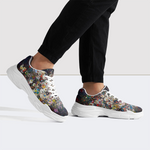 Classic Skull Print Chunky Sneakers