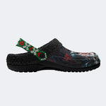 Christmas Terrifier Print - Fur Lined Slippers/Sandals