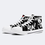 Horror Rabbit Run Print - High Top Canvas