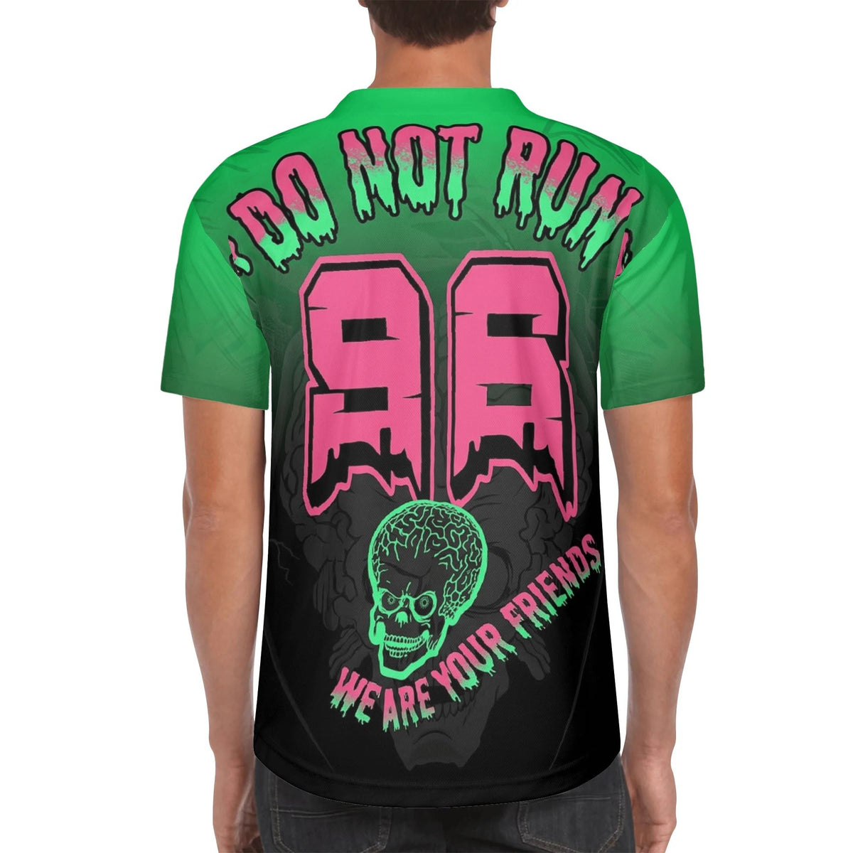 Mars Attacks Alien - Men's Short Sleeve Baseball Jersey