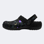 Colorful Space Galaxy - Fur Lined Slippers/Sandals