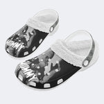 Mummies Horror Print - Fur Lined Slippers