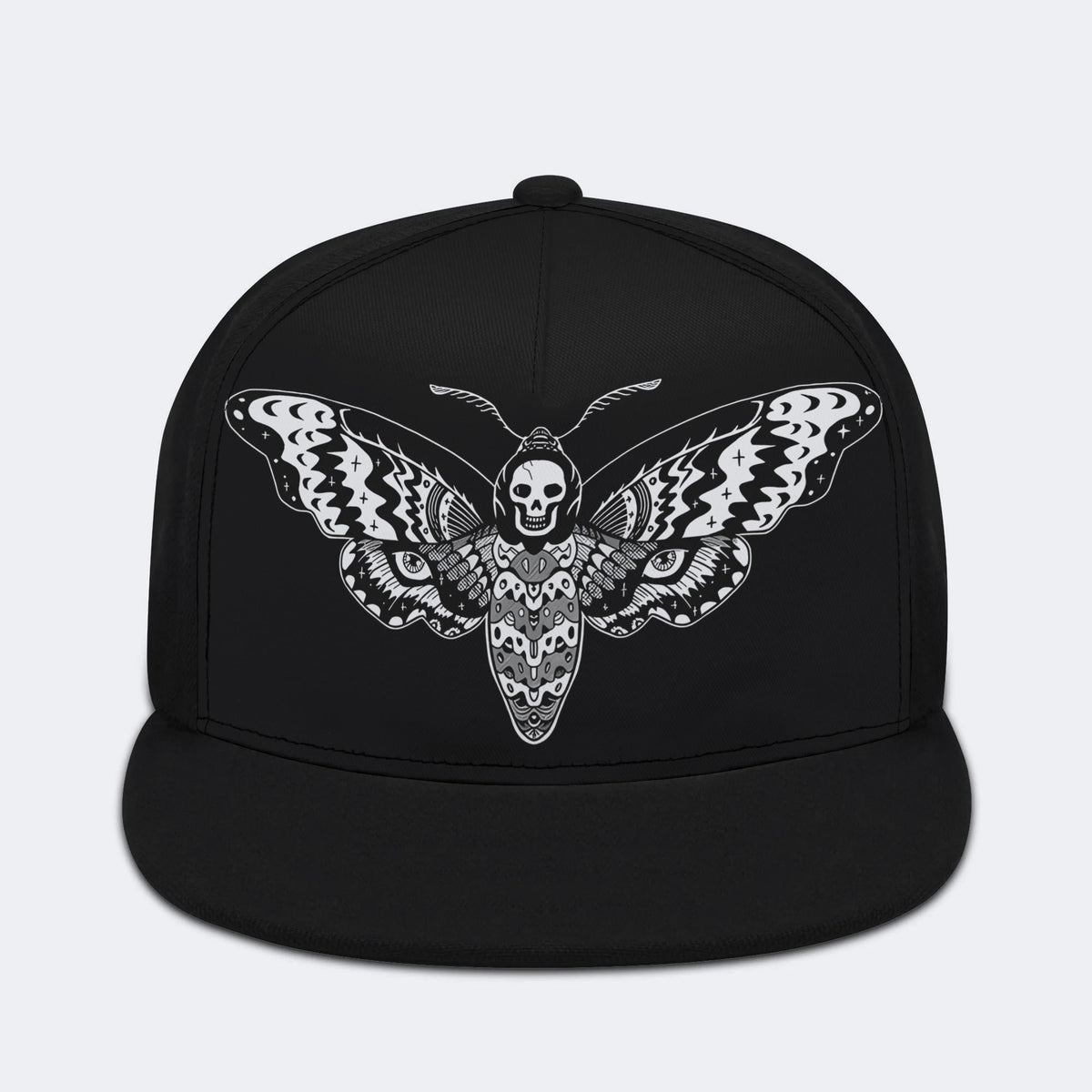 Surreal Death Moth&Skull - Hip-hop Hat