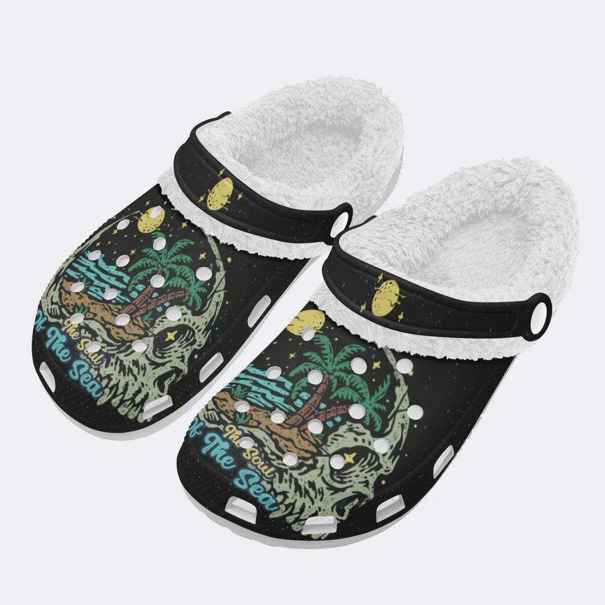 The Soul Of The Sea - Fur Lined Slippers/Sandals