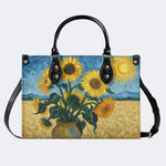 Van Gogh Sunflower Print Handbag Factory Direct Sales