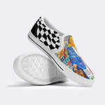 Unisex Graffiti Mary Art Print - Slip On Shoes