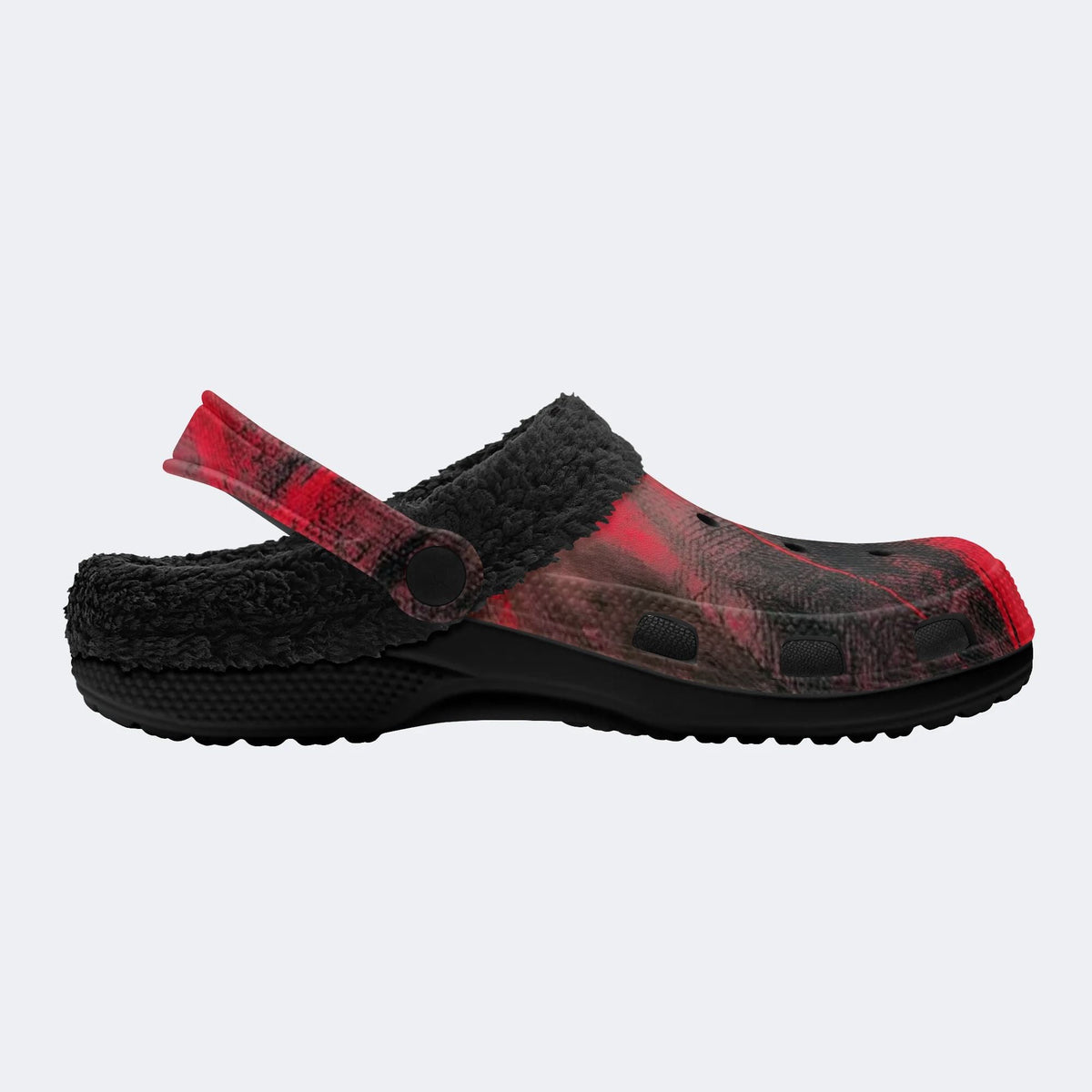 Bloody Textured Swirl - Fur Lined Slippers/Sandals