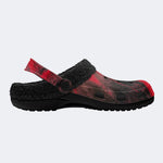 Bloody Textured Swirl - Fur Lined Slippers/Sandals