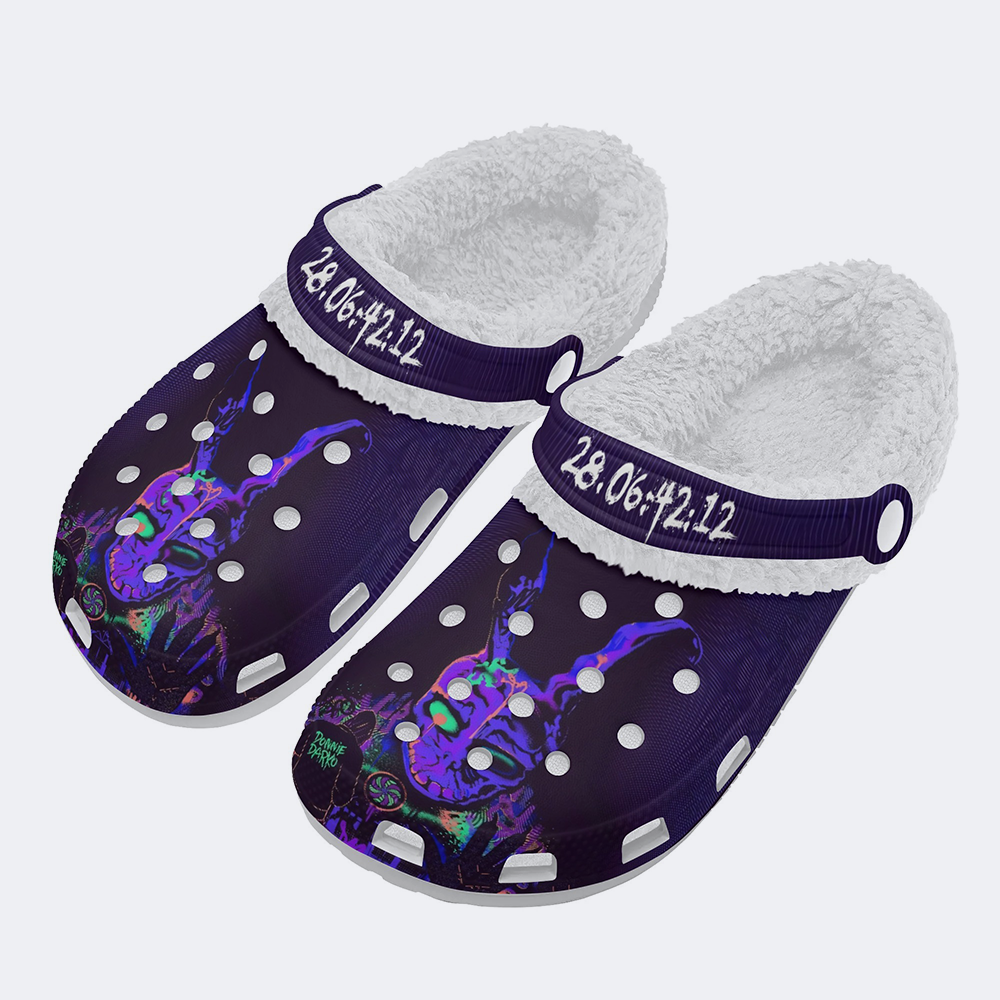 Unisex 28:06:42:12 Art Print - Fur Lined Slippers/Sandals