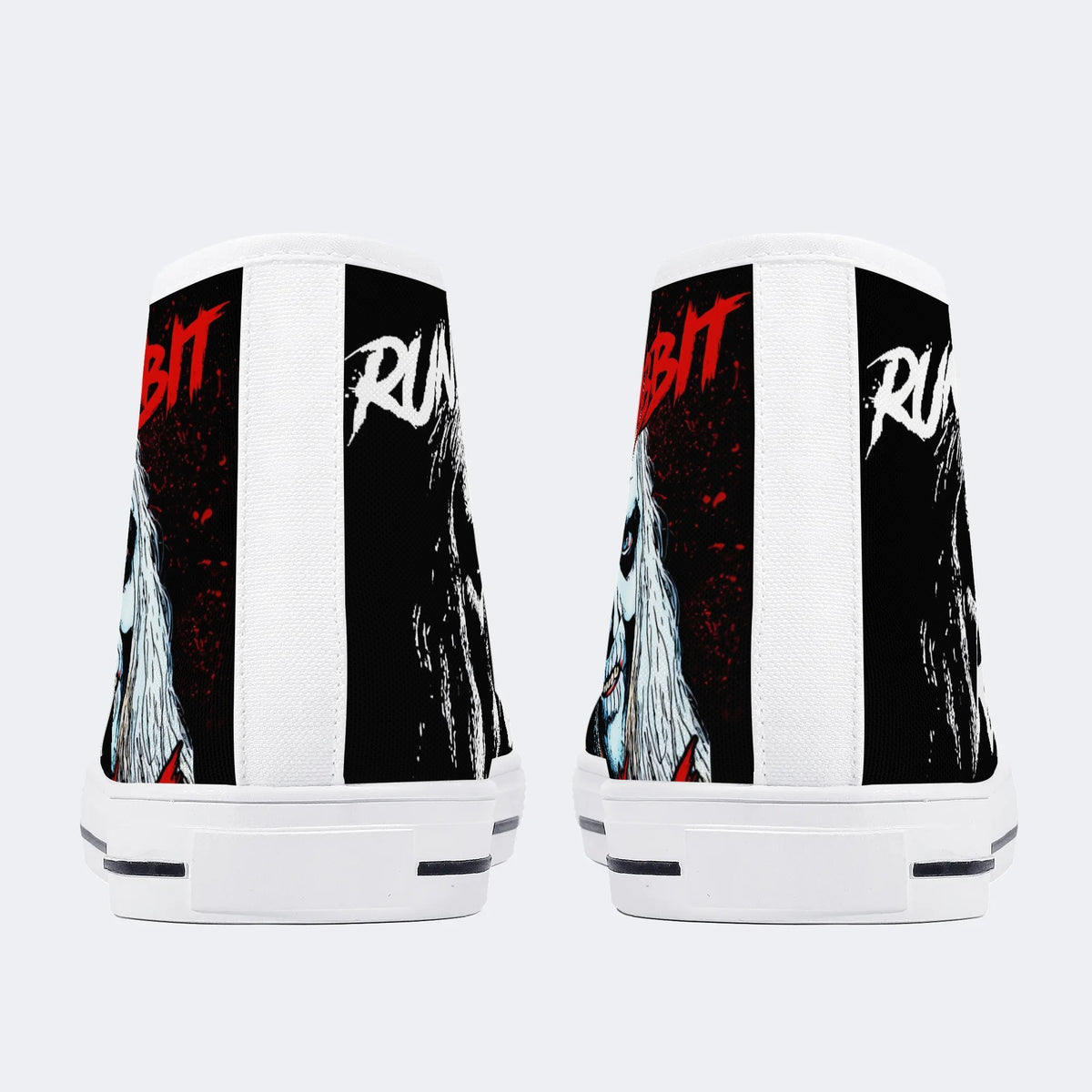 Horror Rabbit Run - High Top Canvas